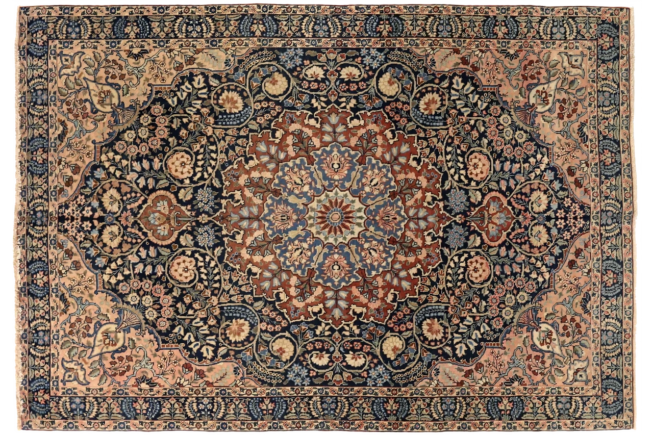 Antique Persian Tabriz Traditional Rug 75331
