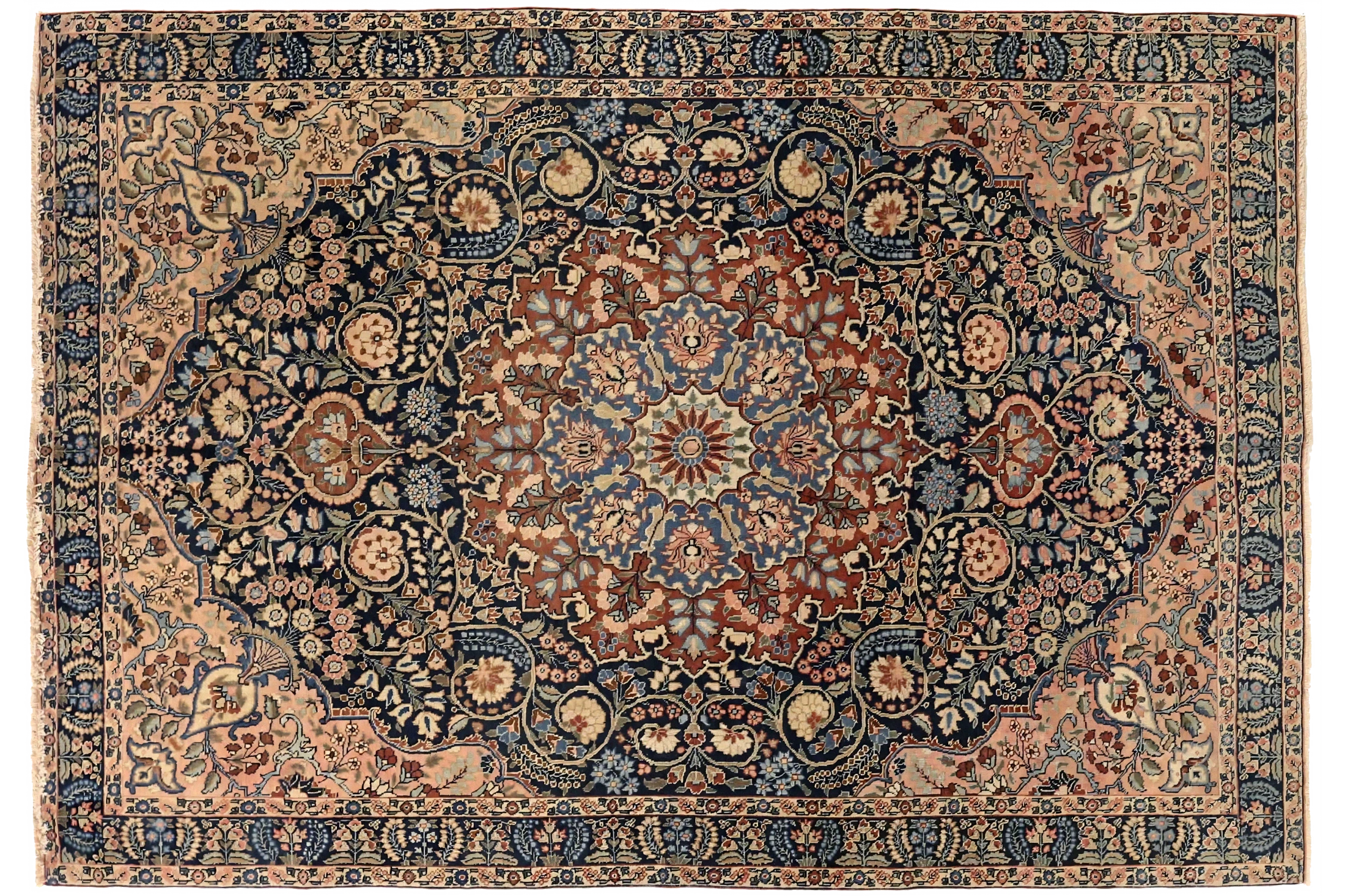 Antique Persian Tabriz Traditional Rug 75331