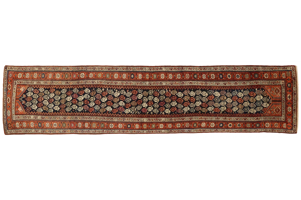 Antique Persian Mianeh Traditional Rug 75362