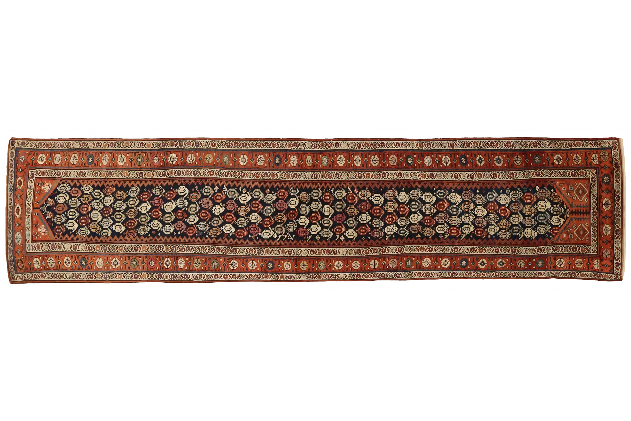 Antique Persian Mianeh Traditional Rug 75362