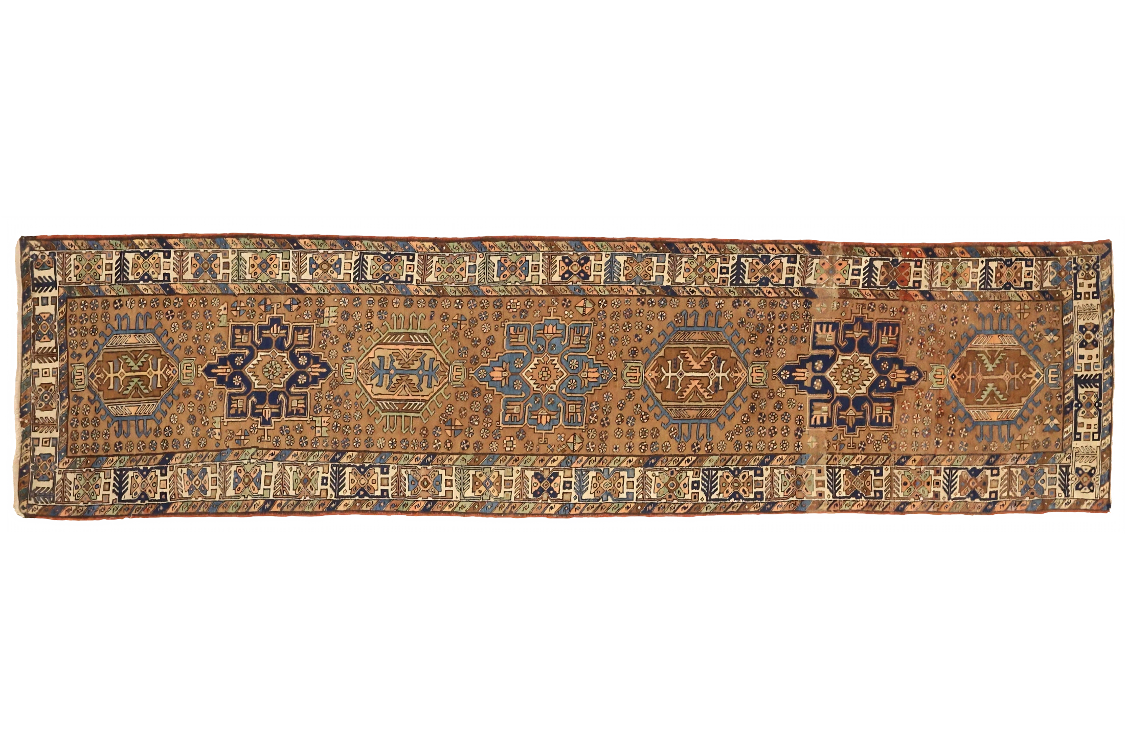 Antique Persian Traditional Rug 75364