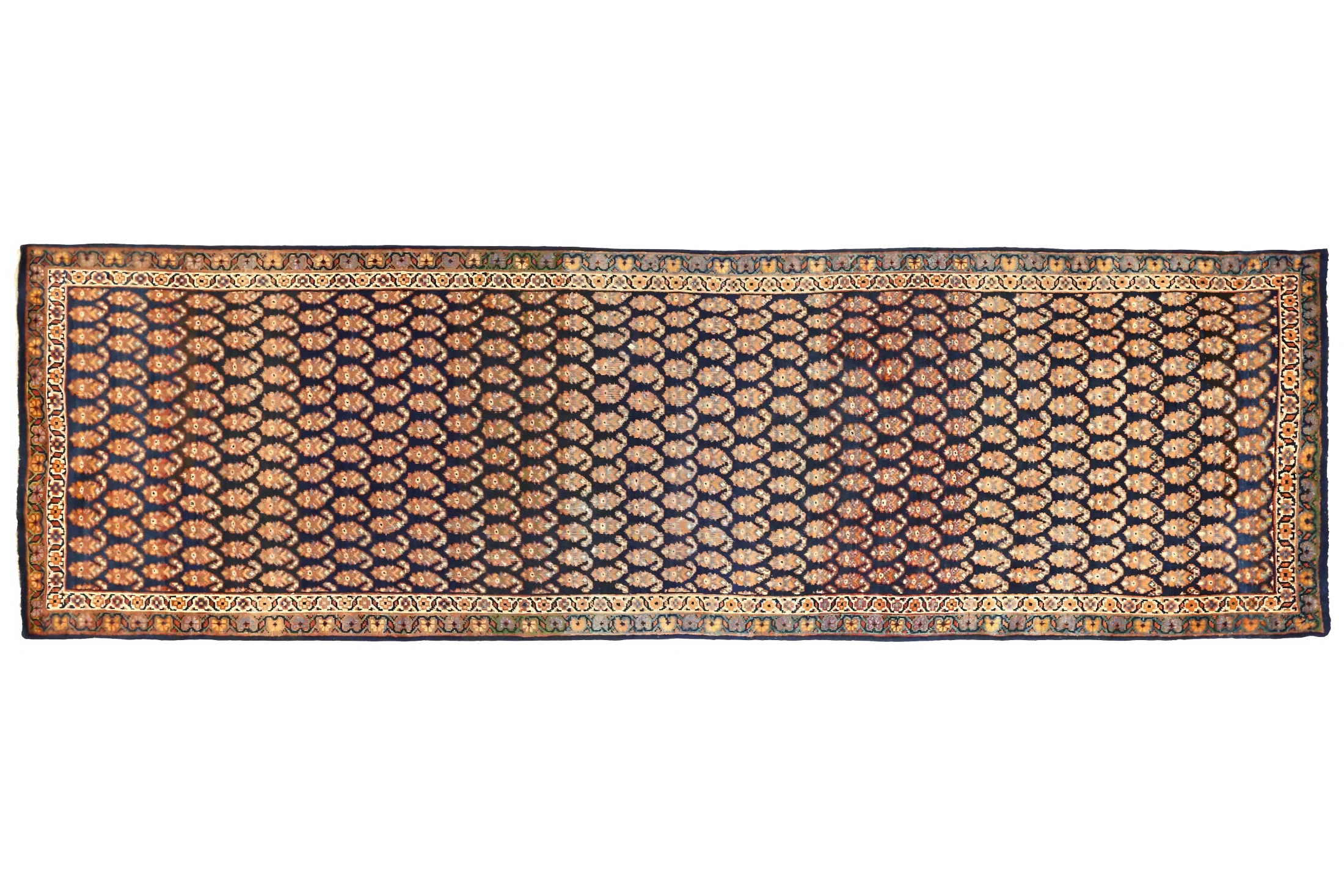 Antique Persian Mahal Traditional Rug 75371