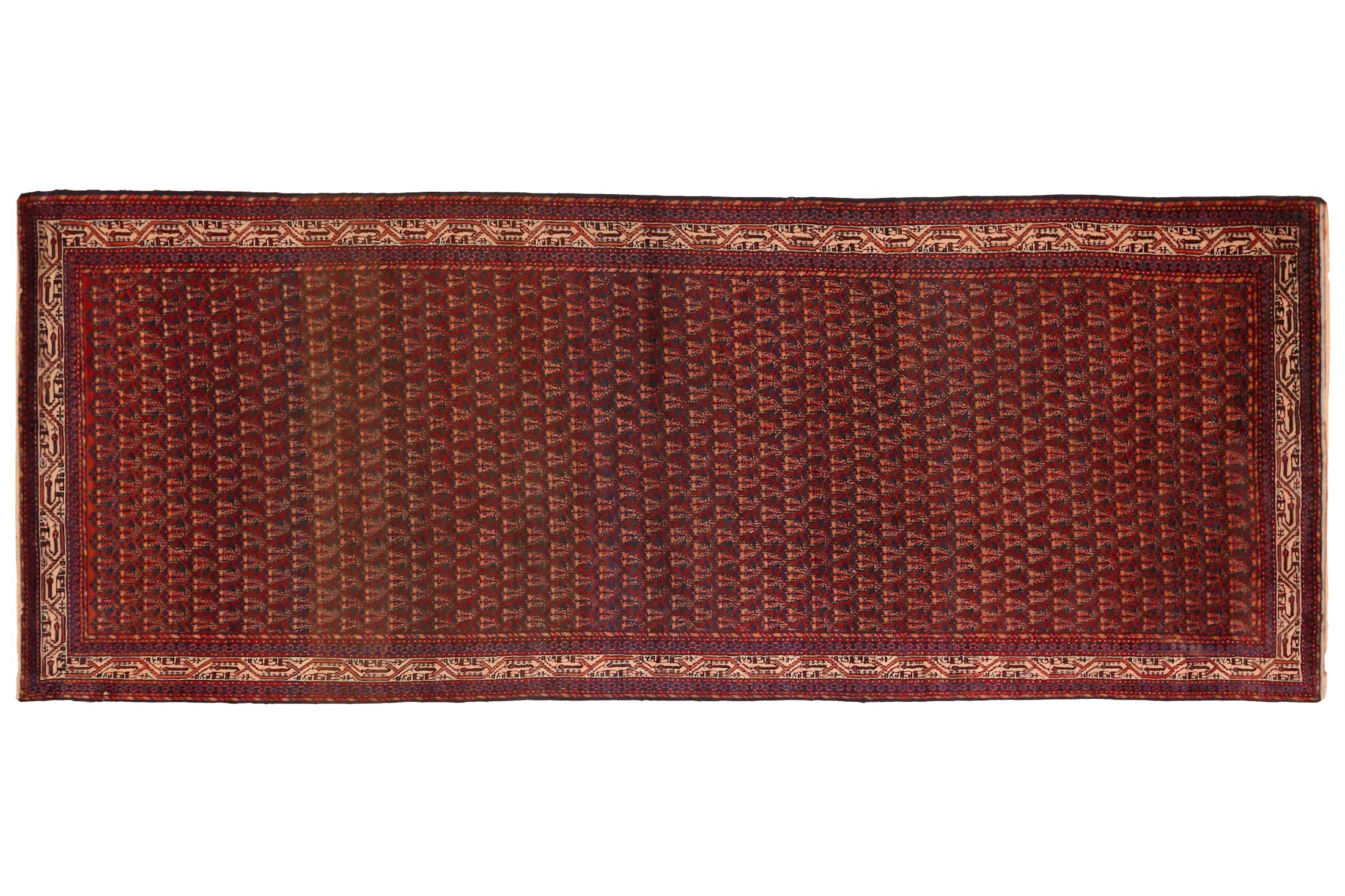 Antique Persian Saraband Traditional Rug 75373