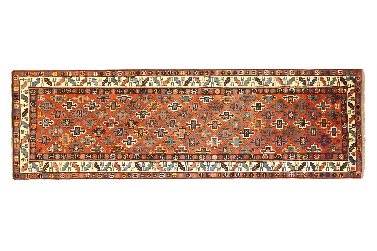 Antique Persian Shirvan Traditional Rug 75391