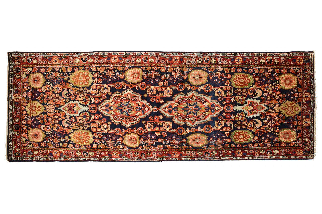 Antique Persian Mahal Traditional Rug 75429