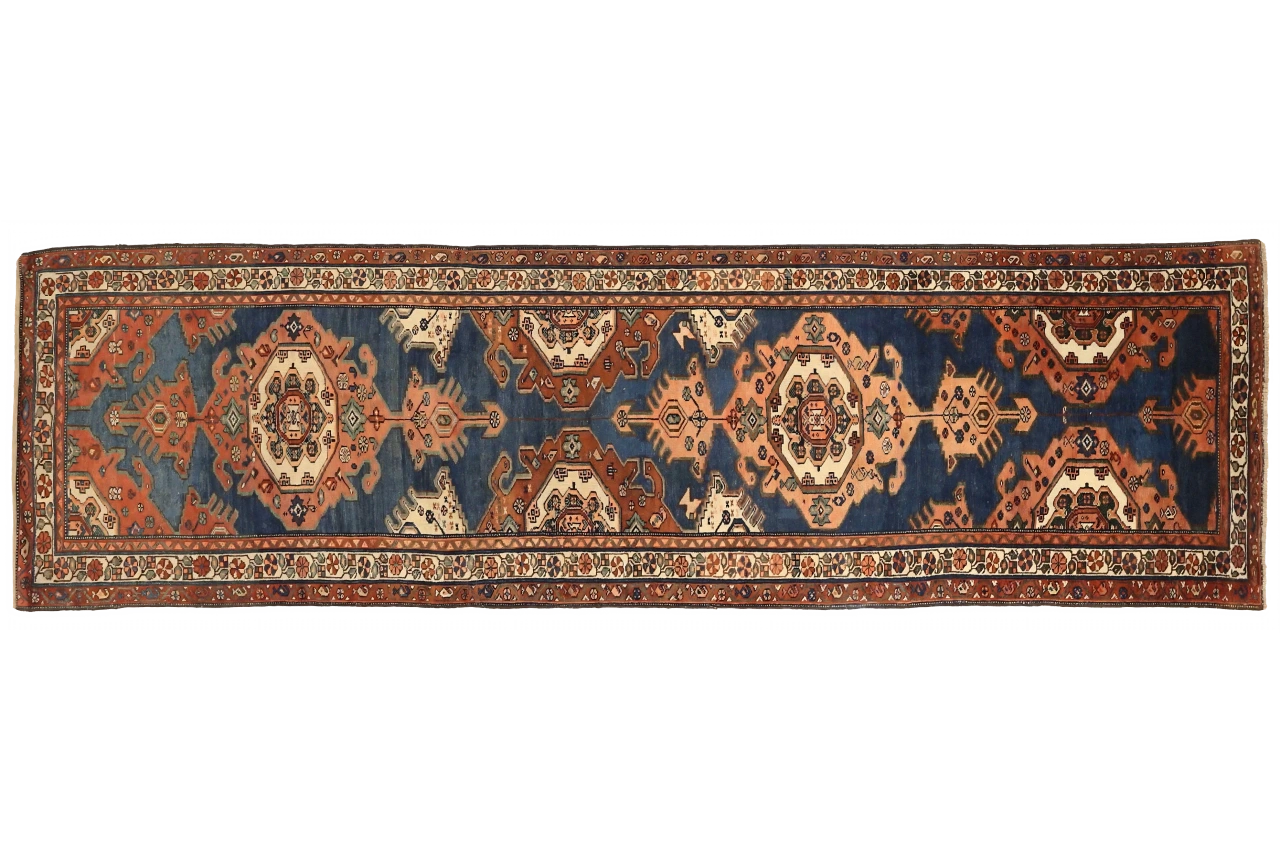 Antique Persian Malayer Traditional Rug 75430