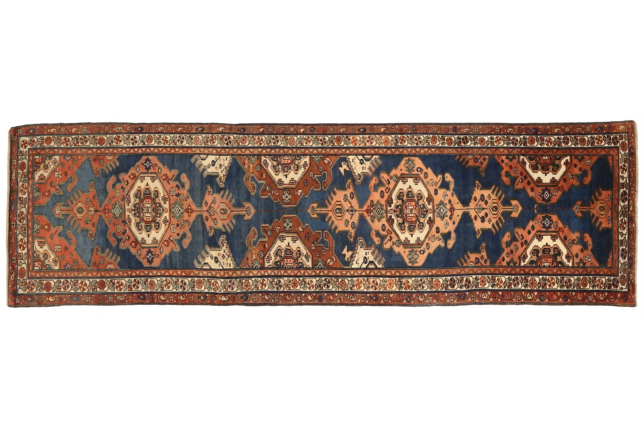 Antique Persian Malayer Traditional Rug 75430