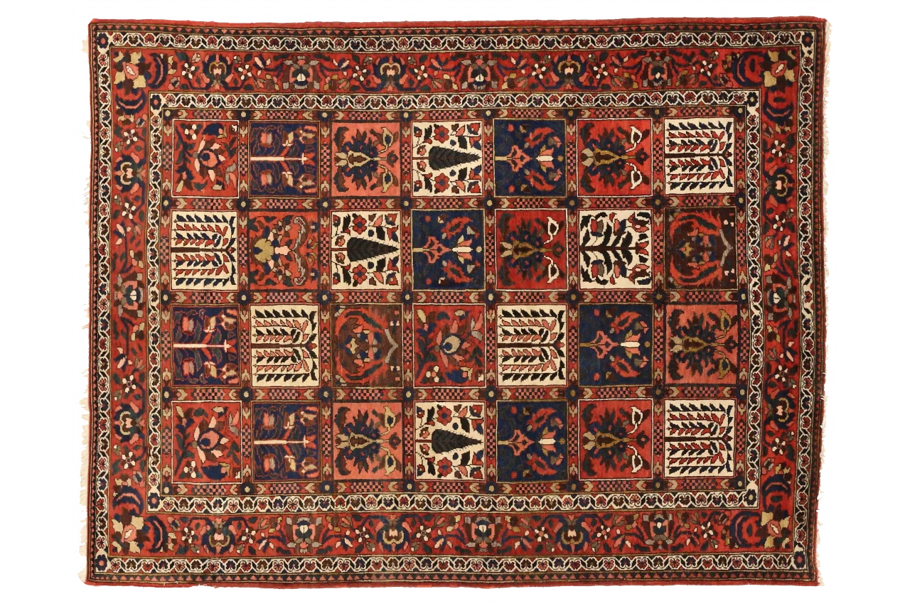 Antique Persian Bakhtiar Traditional Rug 75441
