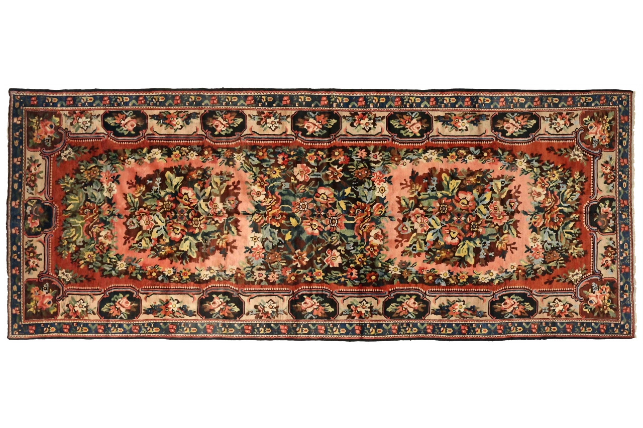 Antique Persian Bakhtiar Traditional Rug 75445
