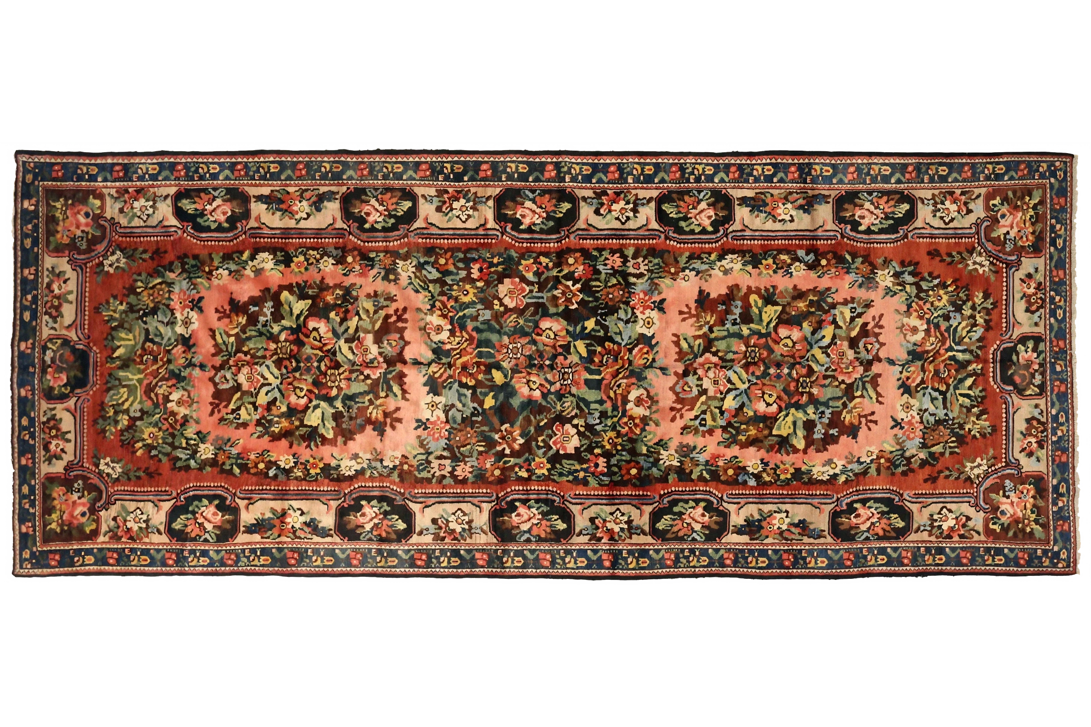 Antique Persian Bakhtiar Traditional Rug 75445