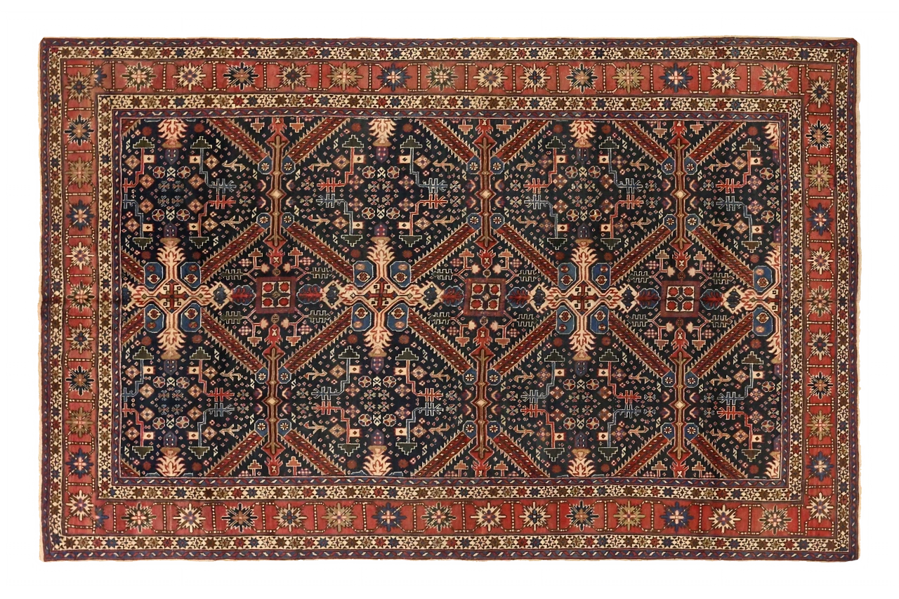 Antique Persian Tabriz Traditional Rug 75455