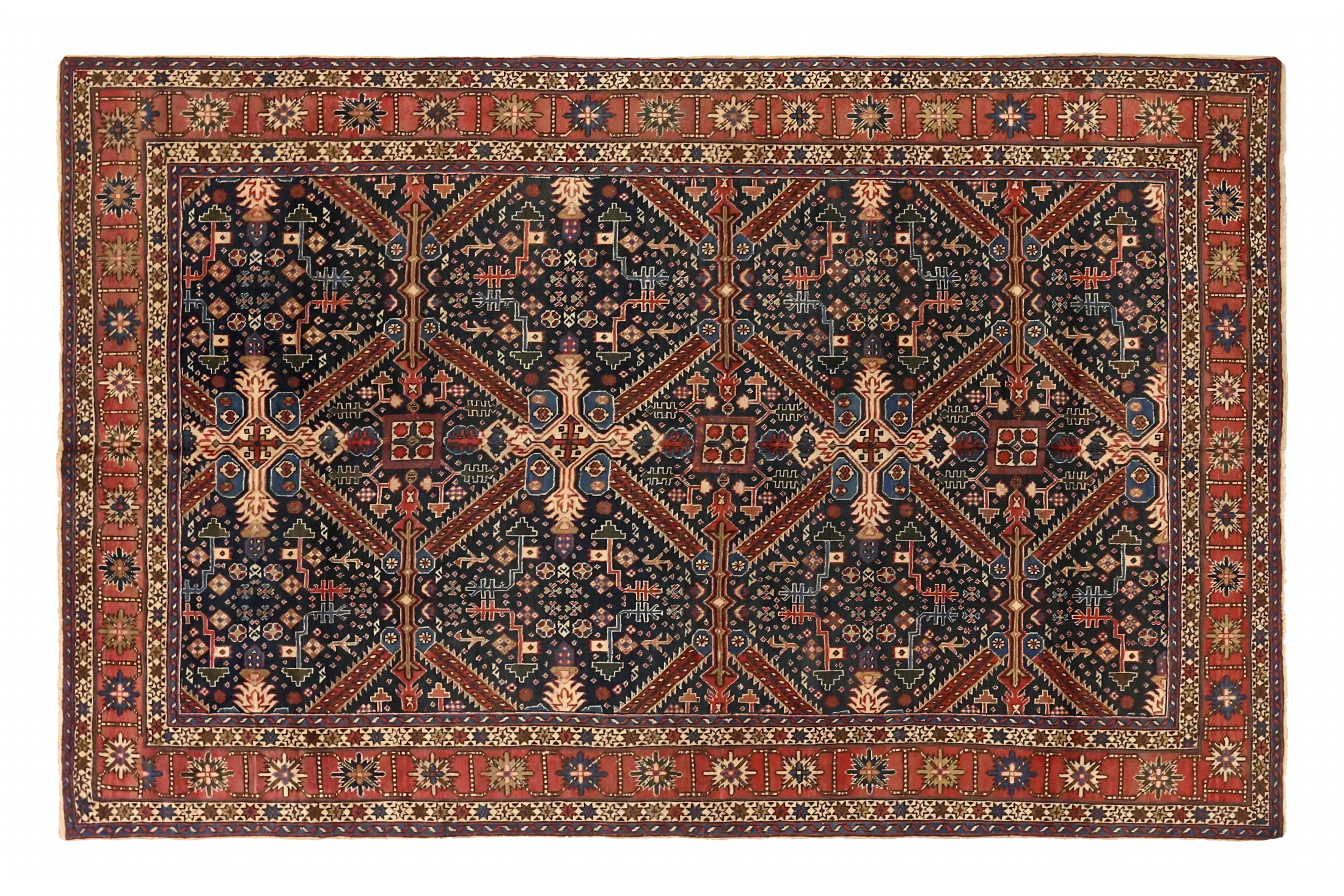 Antique Persian Tabriz Traditional Rug 75455