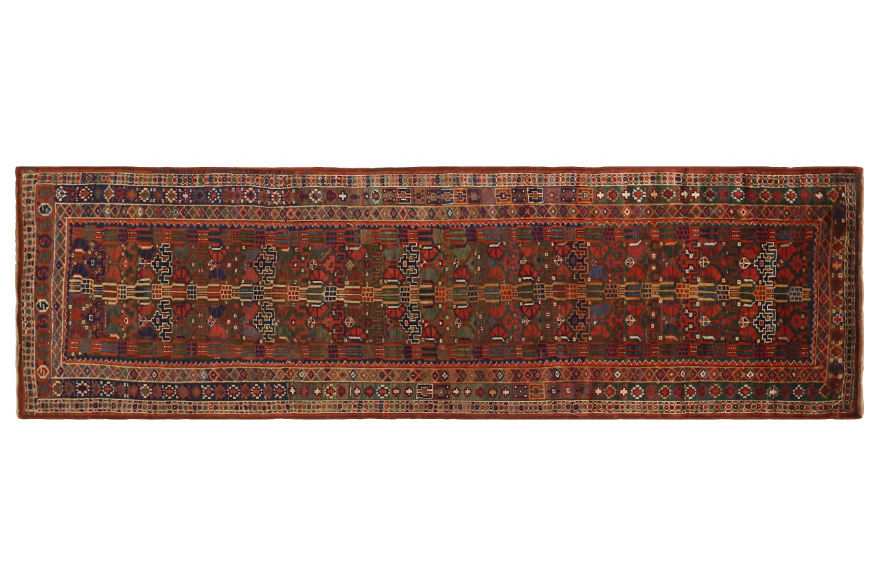 Antique Persian Bijar Traditional Rug 75458