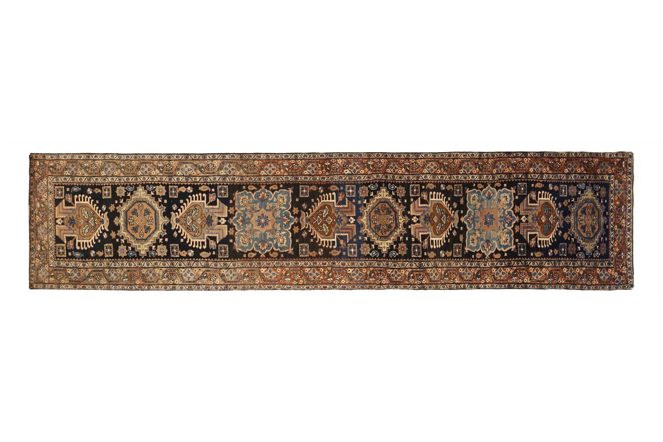 Antique Persian Traditional Rug 75460
