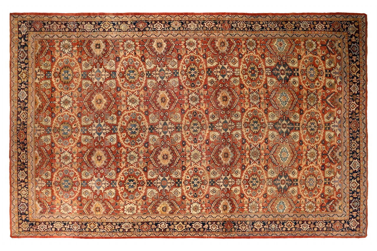 Antique Persian Sultanabad Traditional Rug 75465