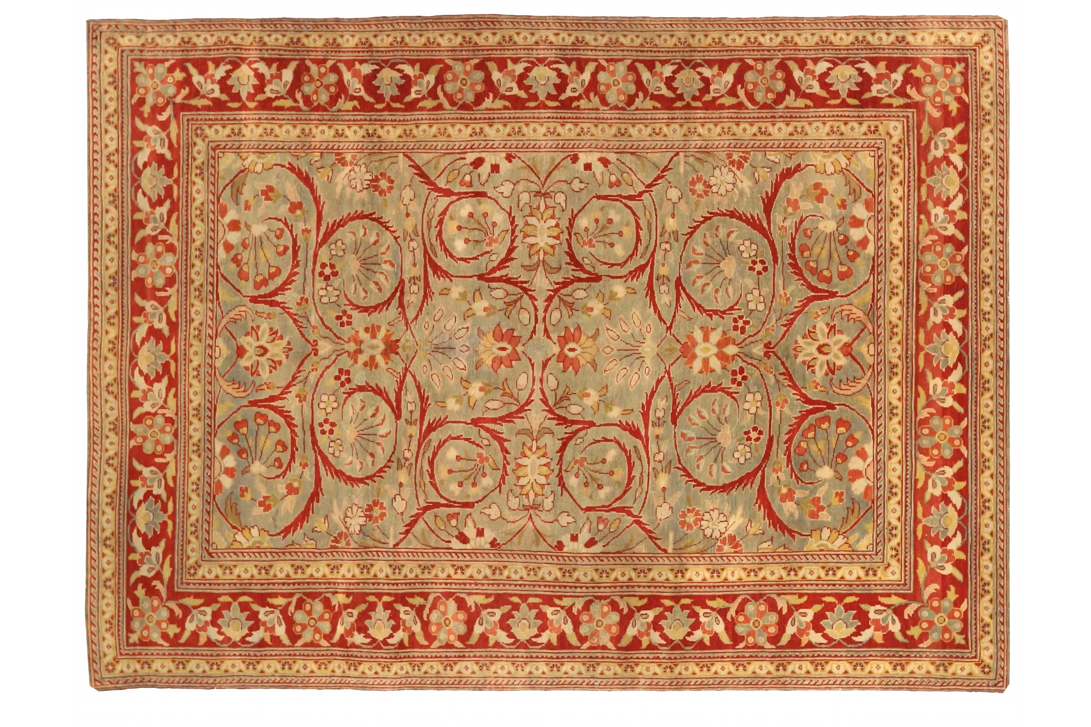 Antique Persian Bakhtiar Traditional Rug 75479