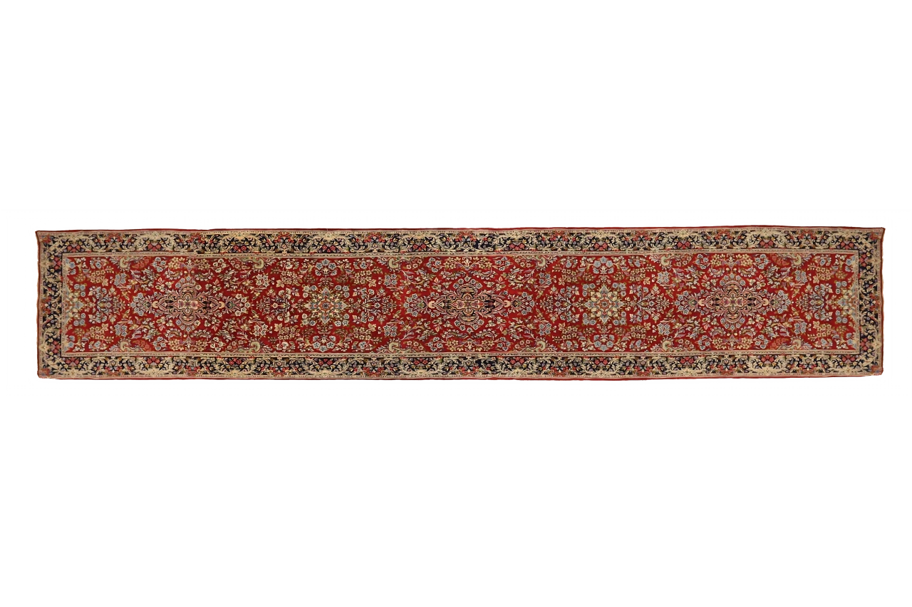 Antique Persian Kerman Traditional Rug 75498