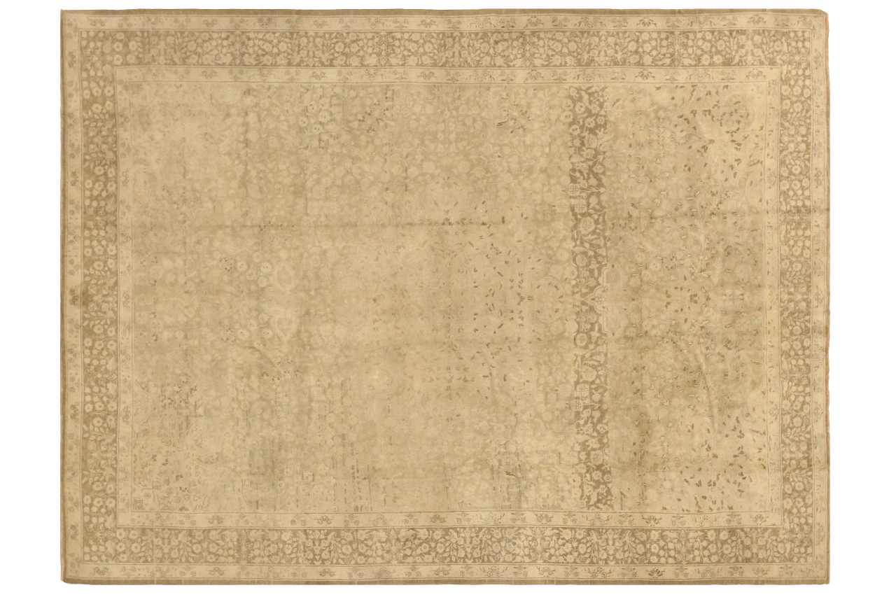 Antique Persian Tabriz Transitional Rug 75502