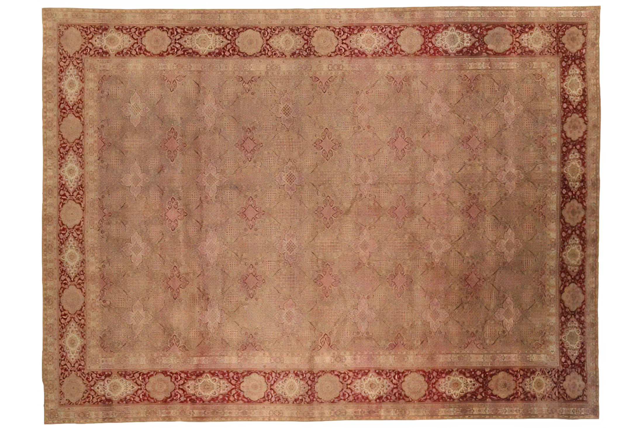 Antique Persian Hamadan Transitional Rug 75505
