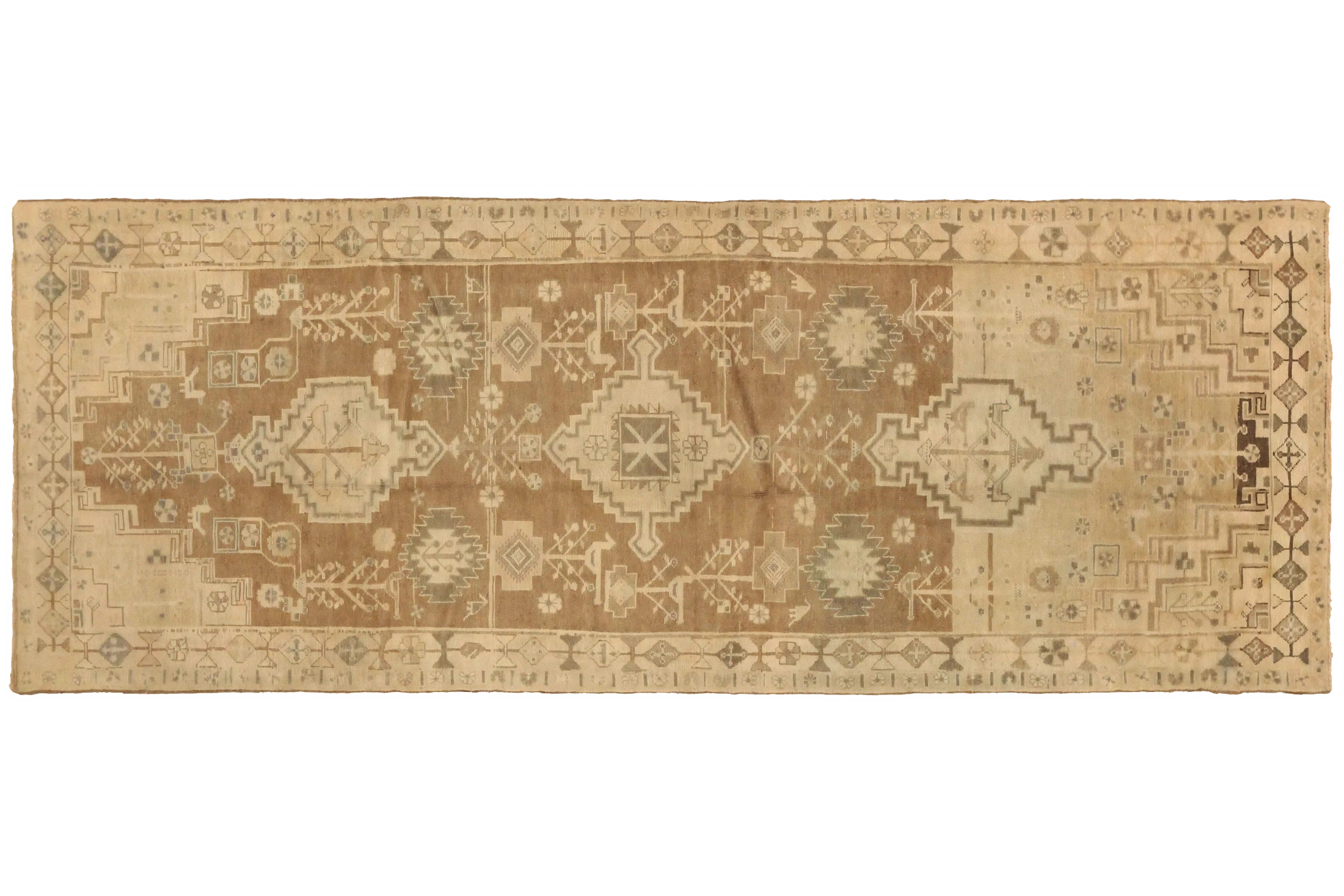 Antique Persian Hamadan Transitional Rug 75507
