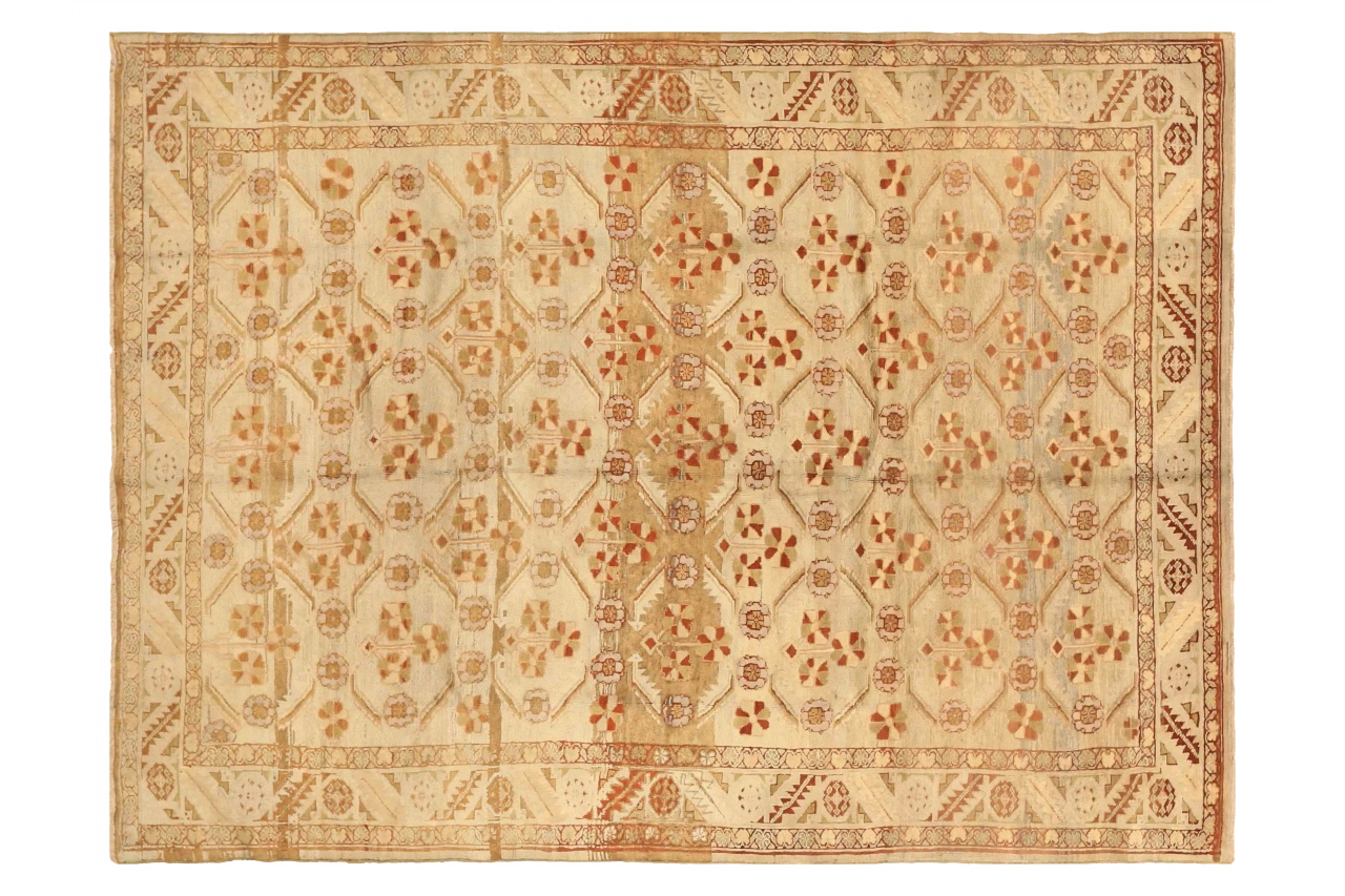 Antique Persian Bakhtiar Transitional Rug 75509