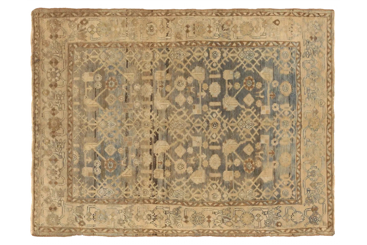 Antique Persian Malayer Transitional Rug 75512