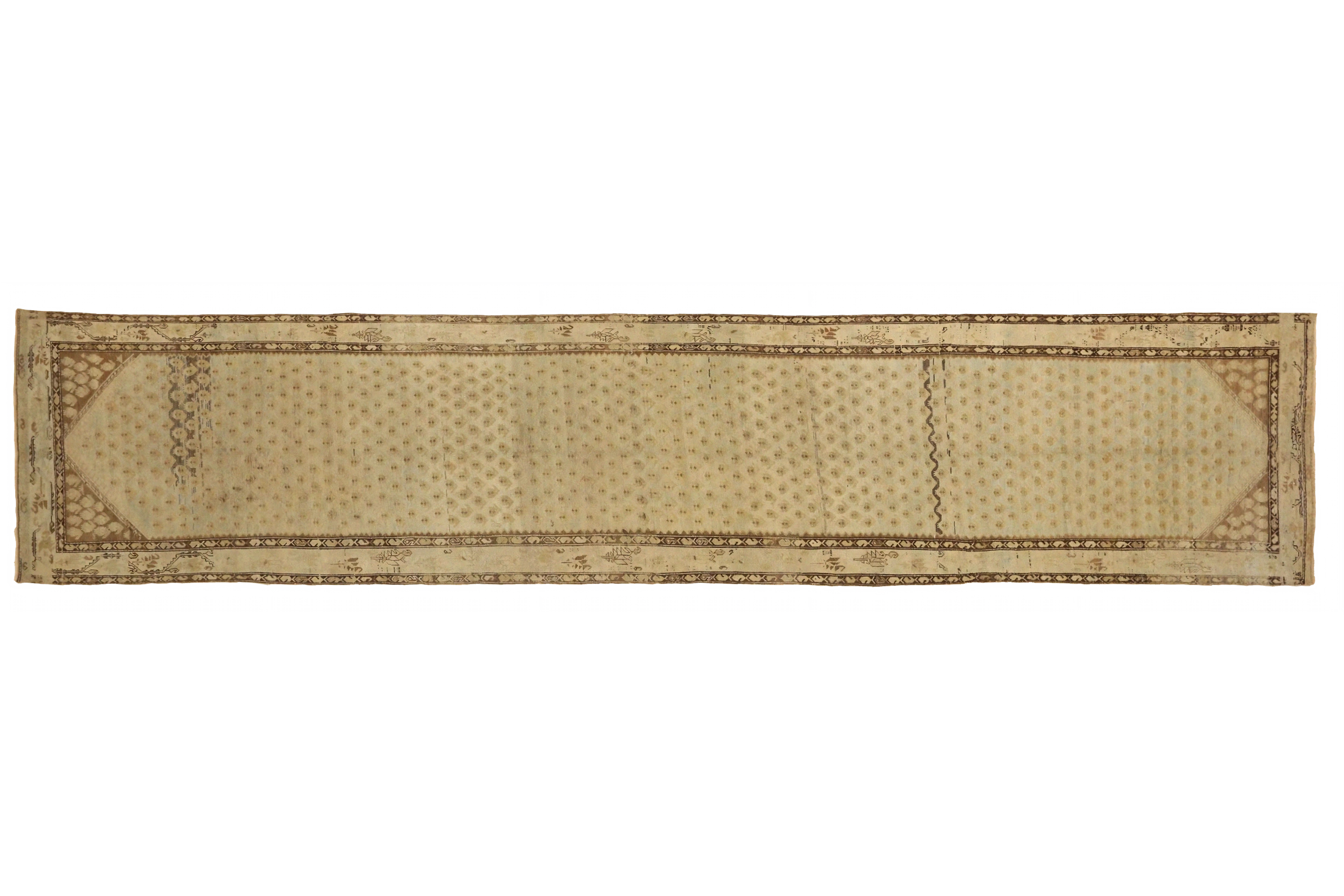 Antique Persian Malayer Transitional Rug 75521