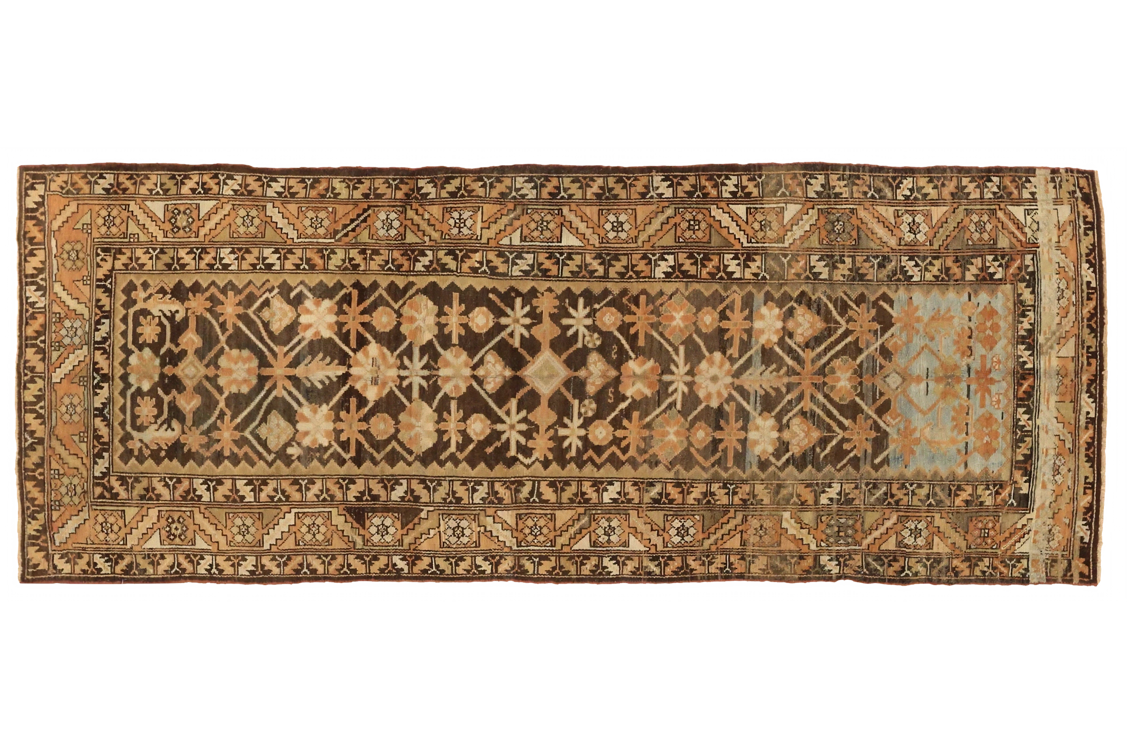 Antique Persian Bakhtiar Traditional Rug 75523