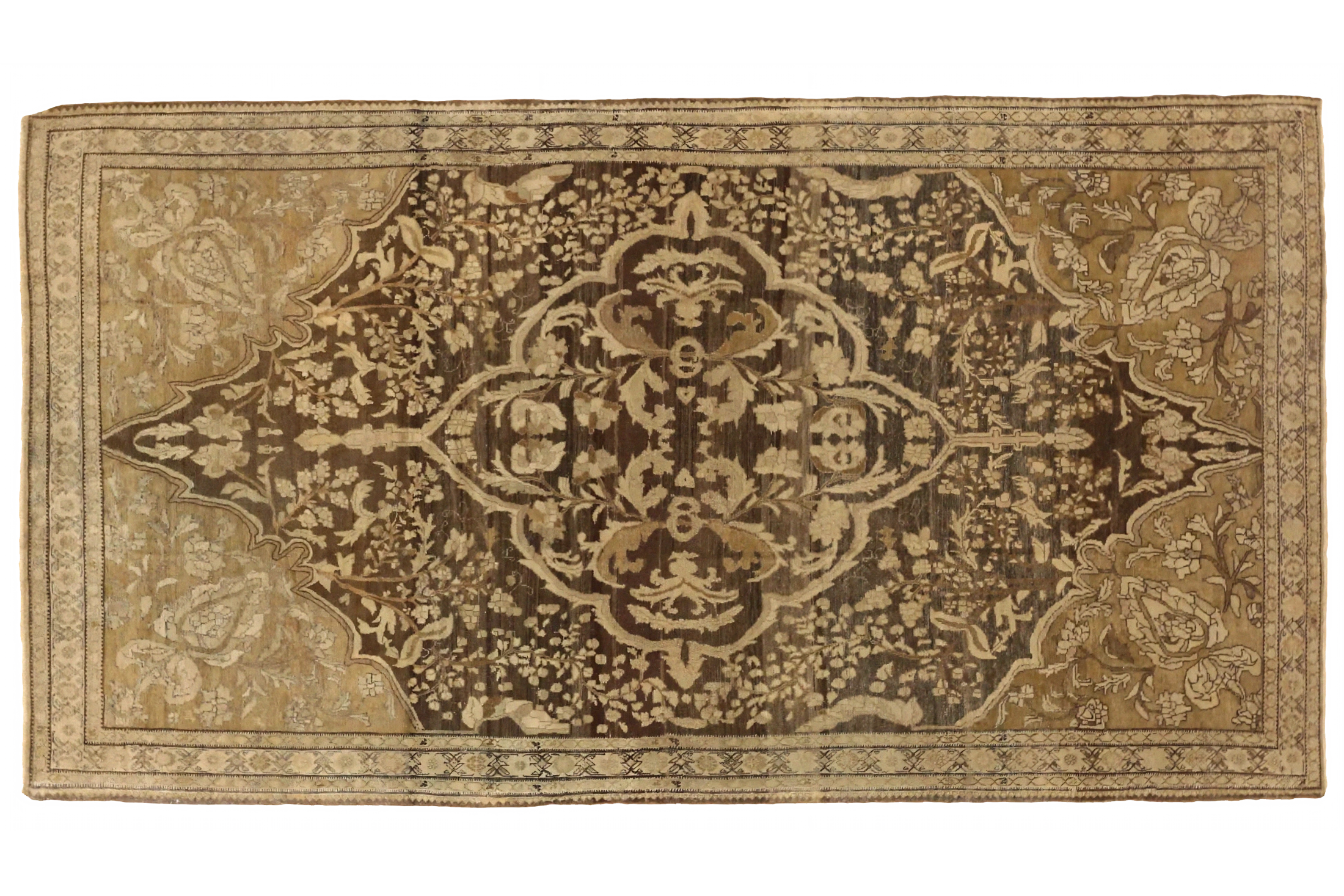 Antique Persian Malayer Traditional Rug 75525