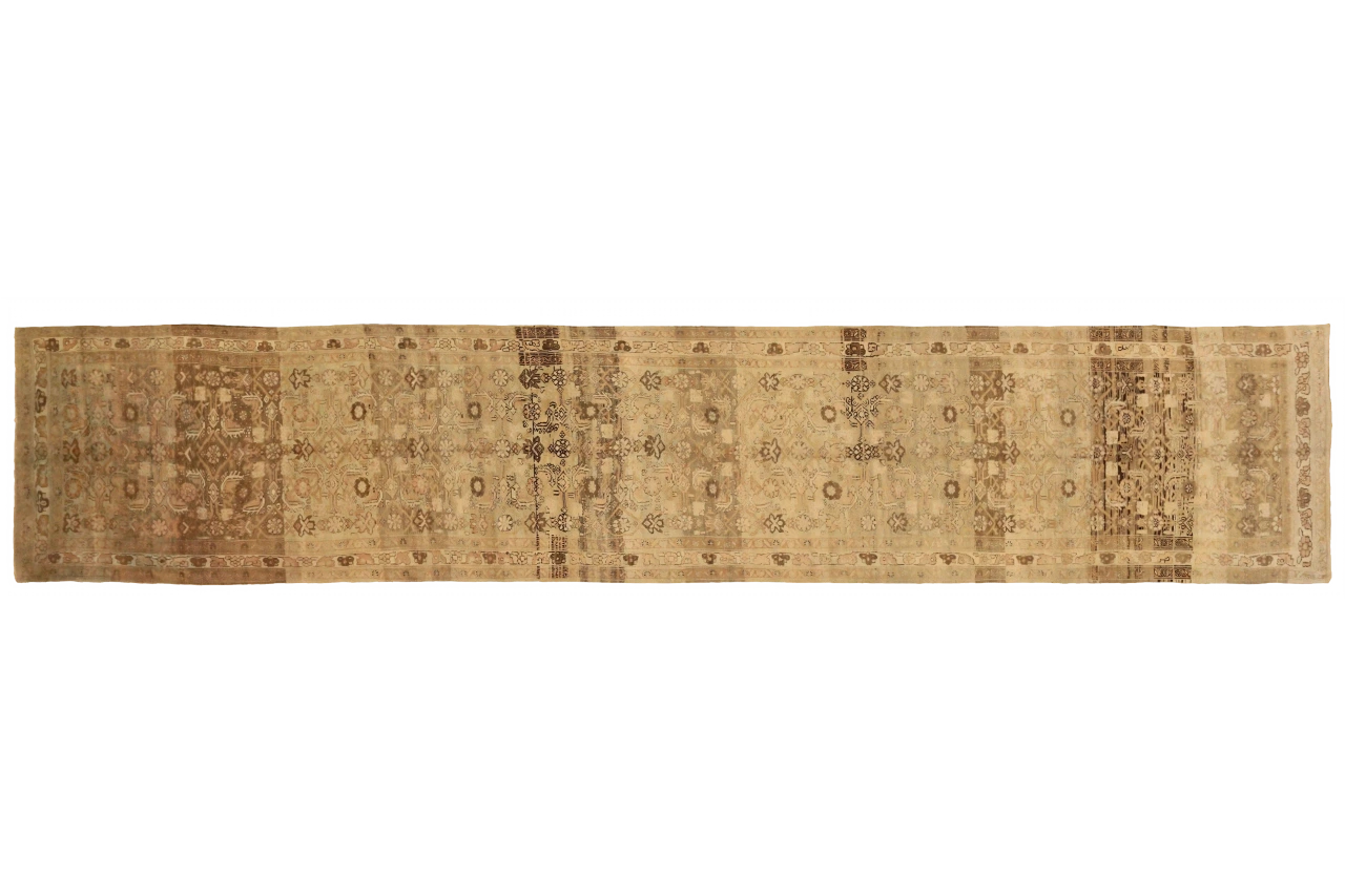 Antique Persian Malayer Transitional Rug 75526