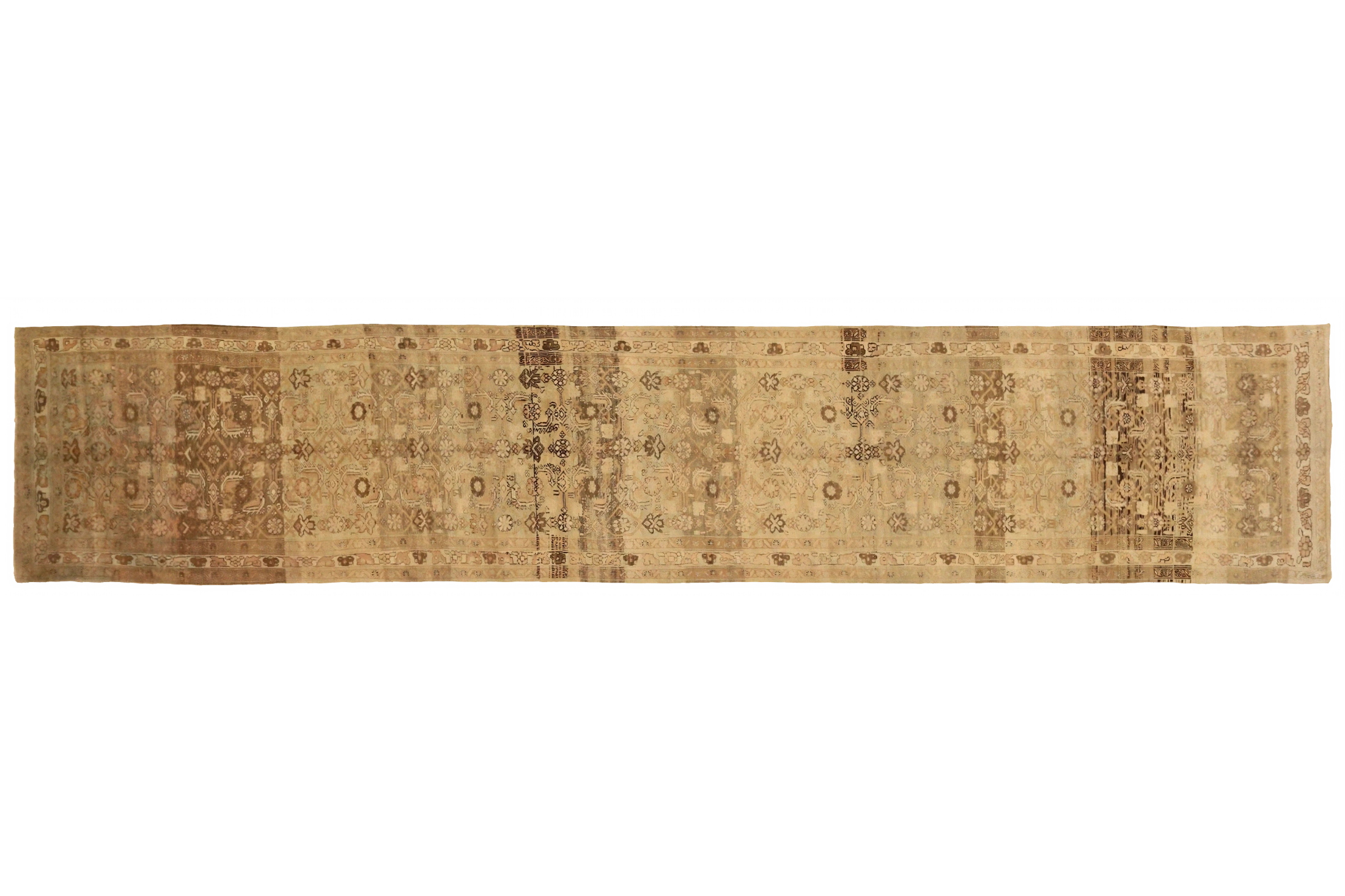 Antique Persian Malayer Transitional Rug 75526