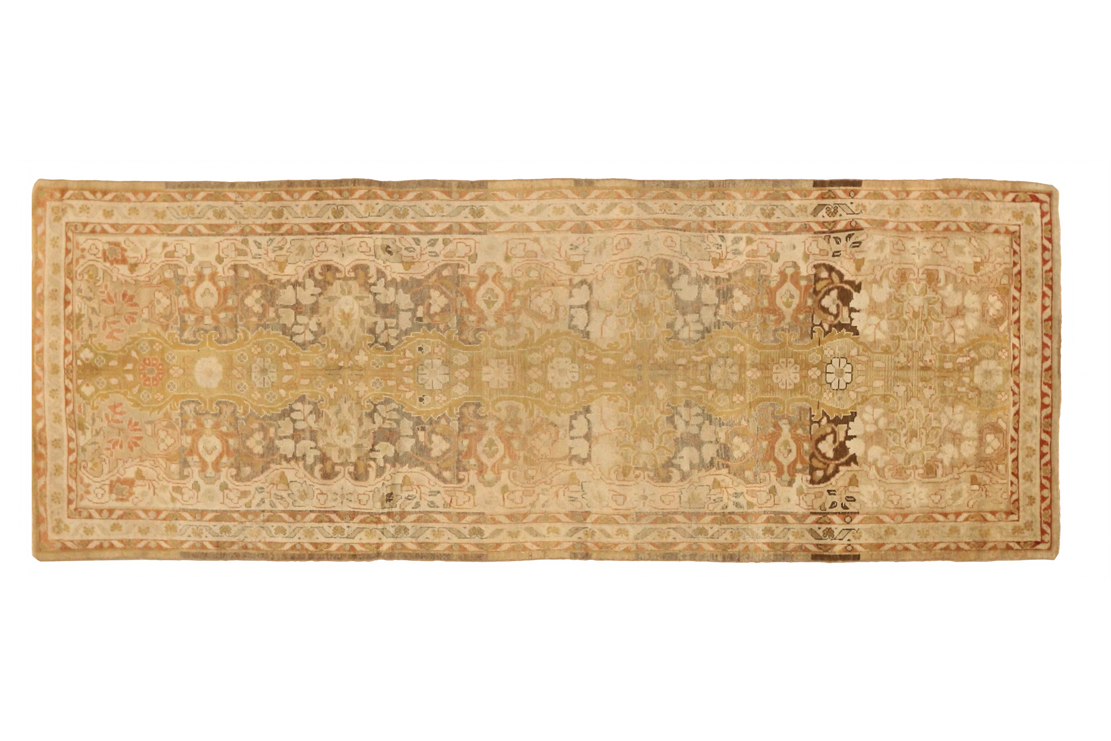 Antique Persian Mahal Transitional Rug 75528