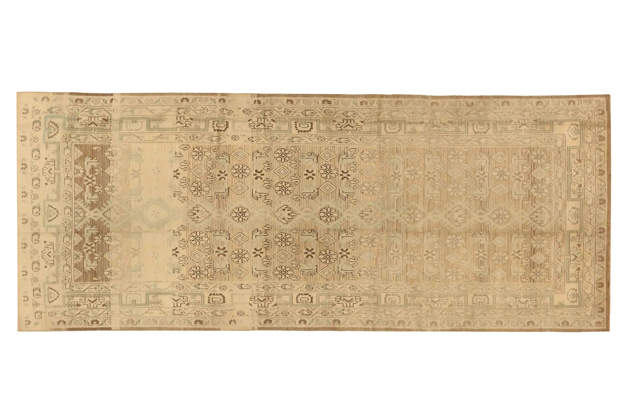 Antique Persian Hamadan Transitional Rug 75533