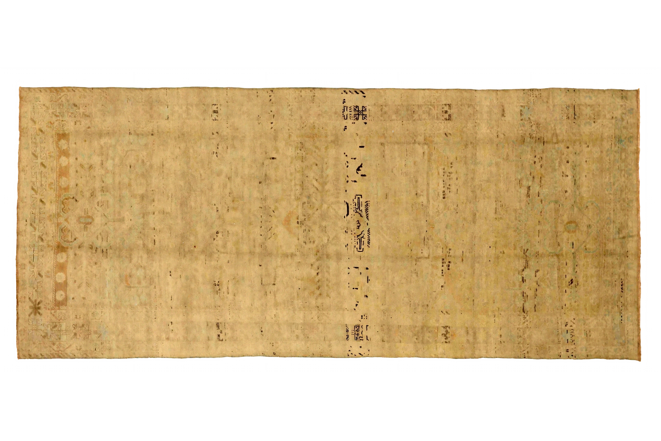 Antique Persian Hamadan Transitional Rug 75538