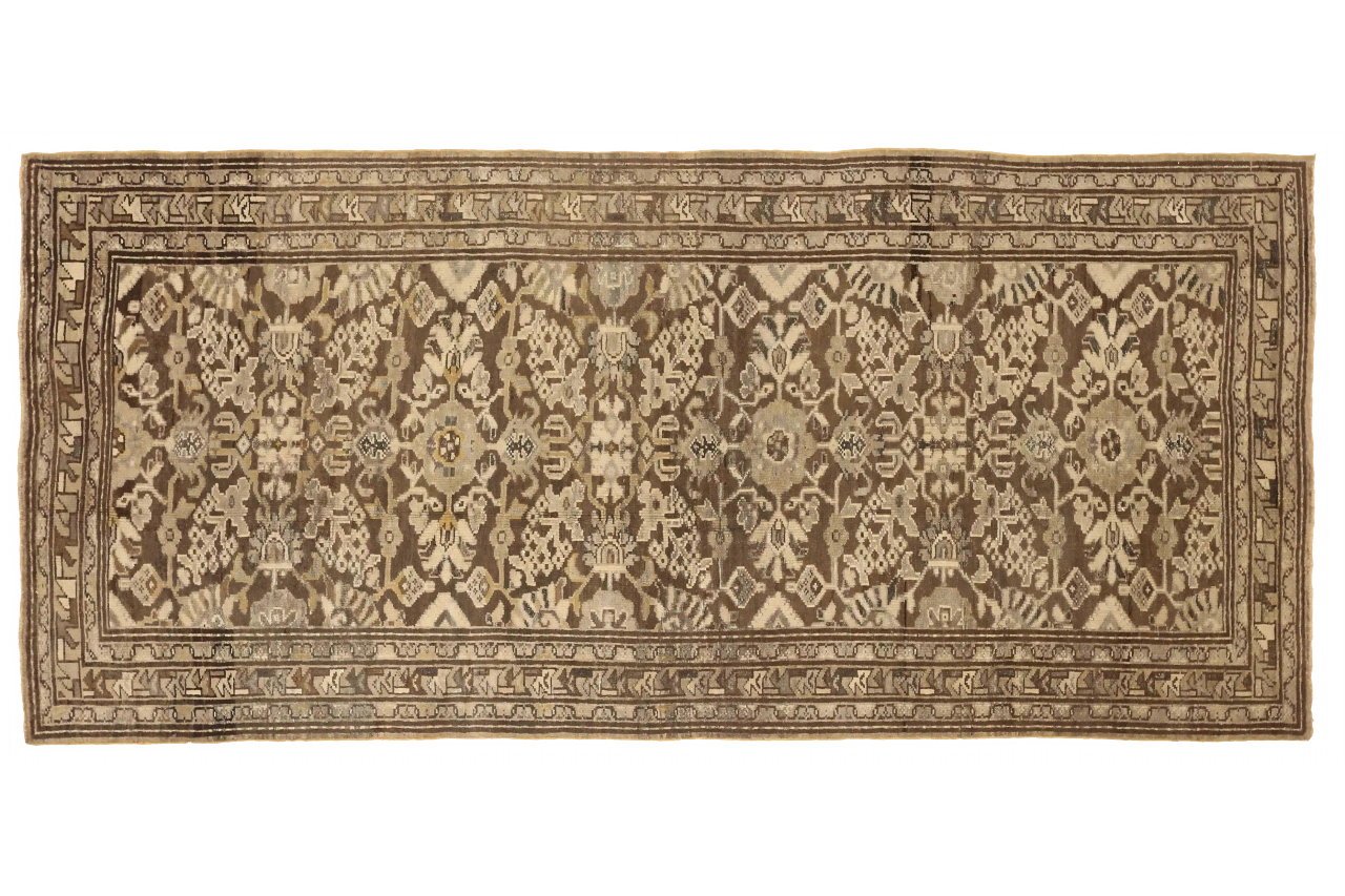 Antique Persian Malayer Traditional Rug 75539