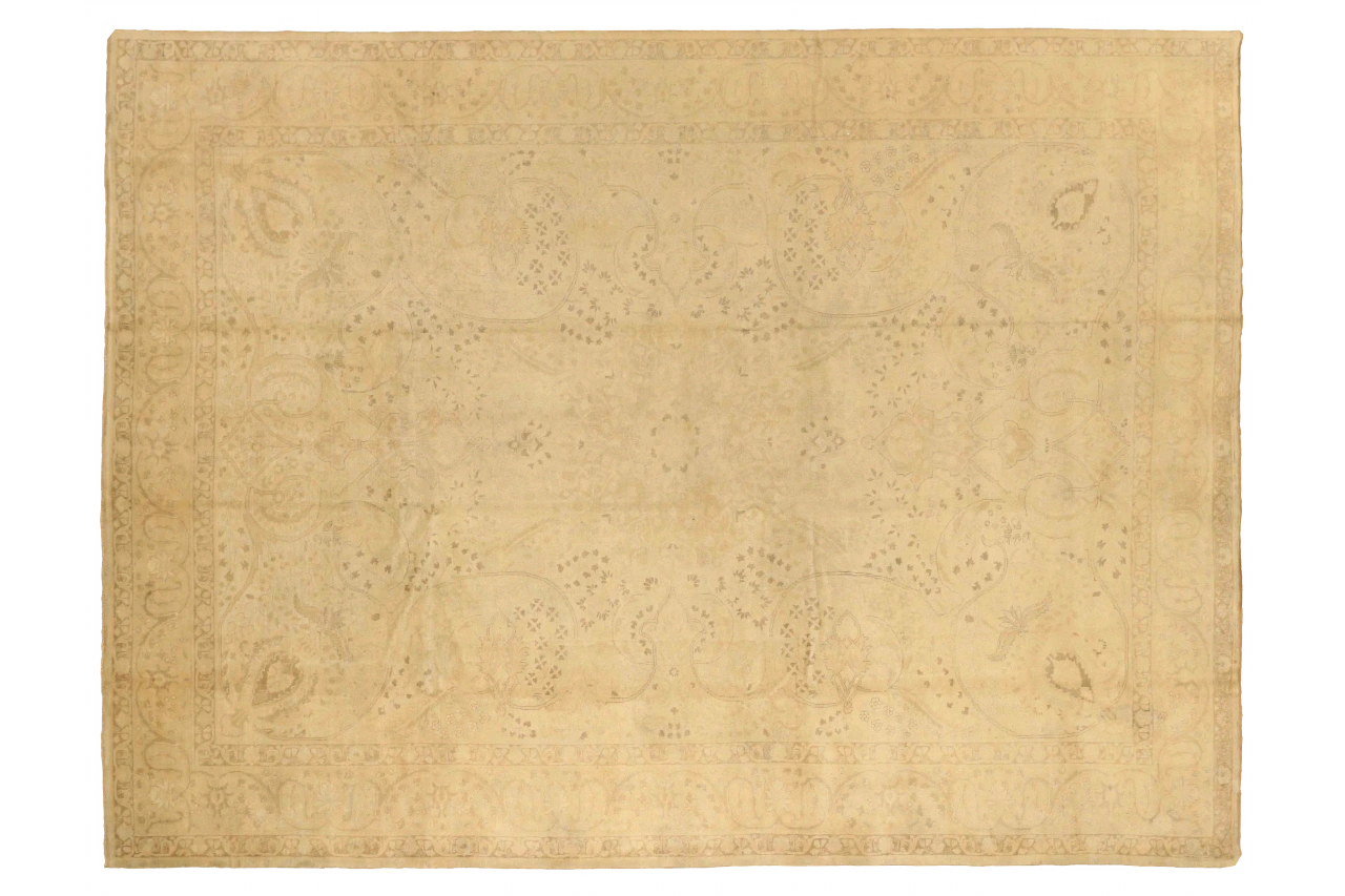 Antique Persian Tabriz Transitional Rug 75542