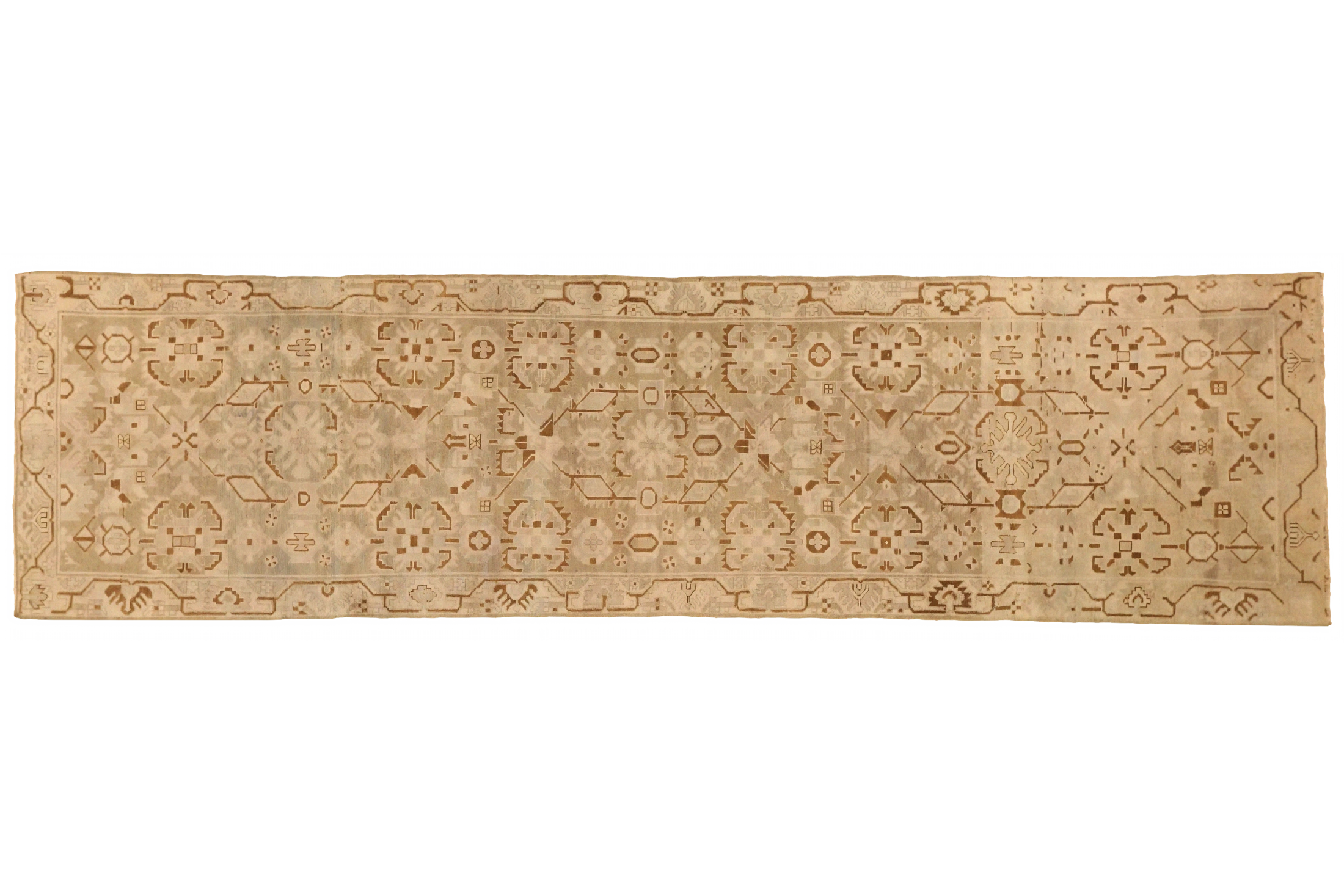 Antique Persian Malayer Traditional Rug 75545