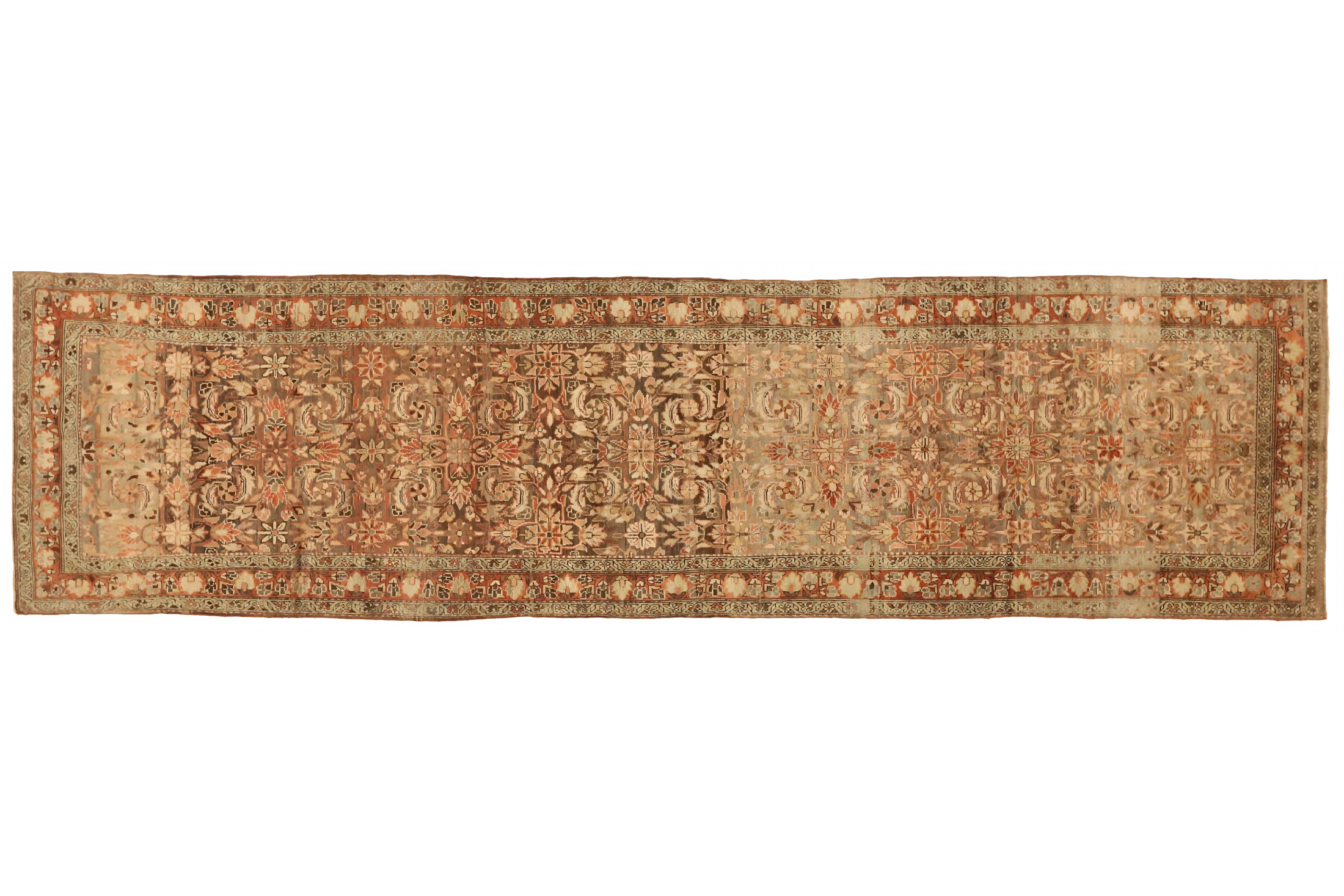 Antique Persian Farahan Transitional Rug 75546