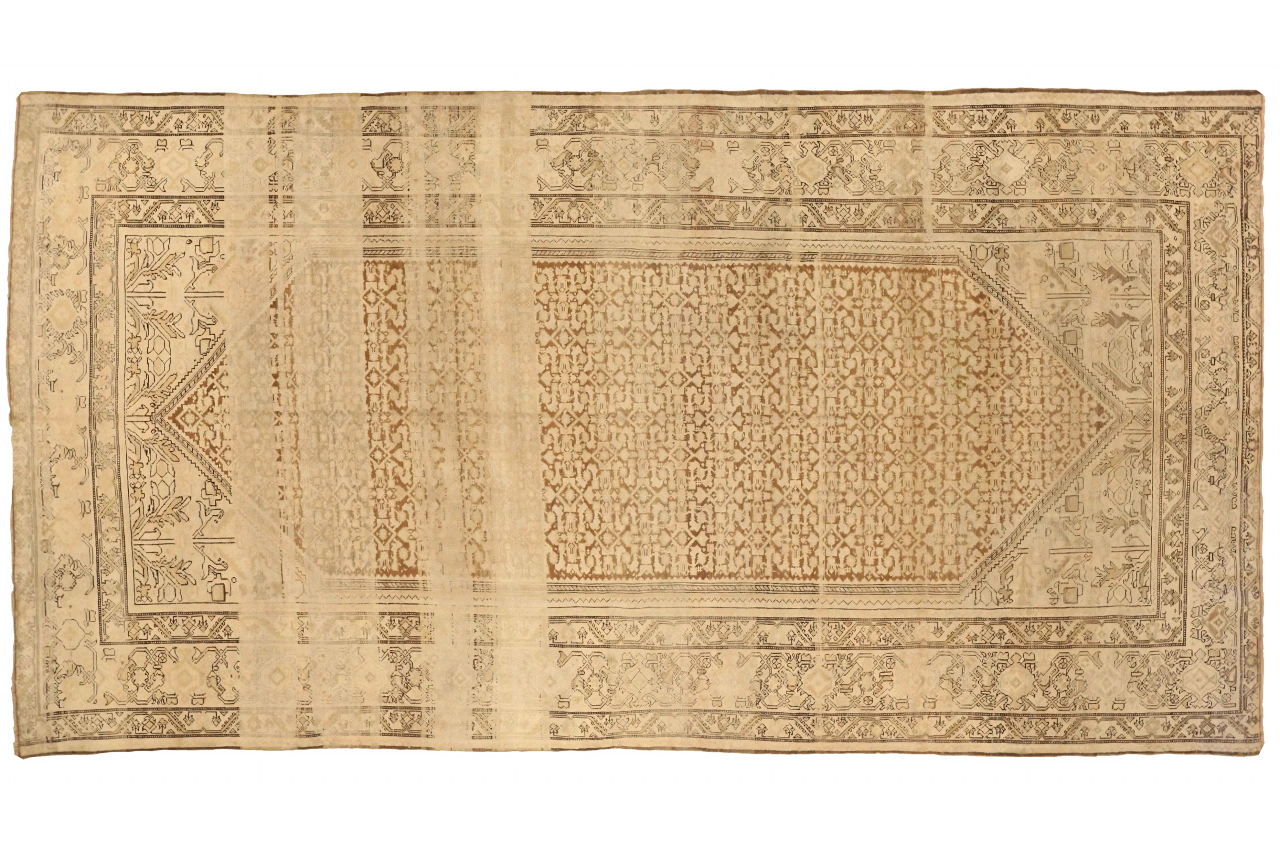 Antique Persian Malayer Transitional Rug 75547