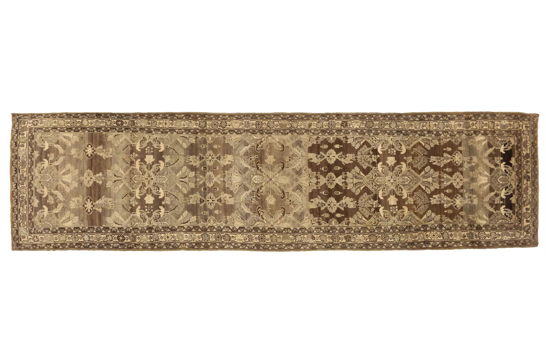 Antique Persian Hamadan Transitional Rug 75550