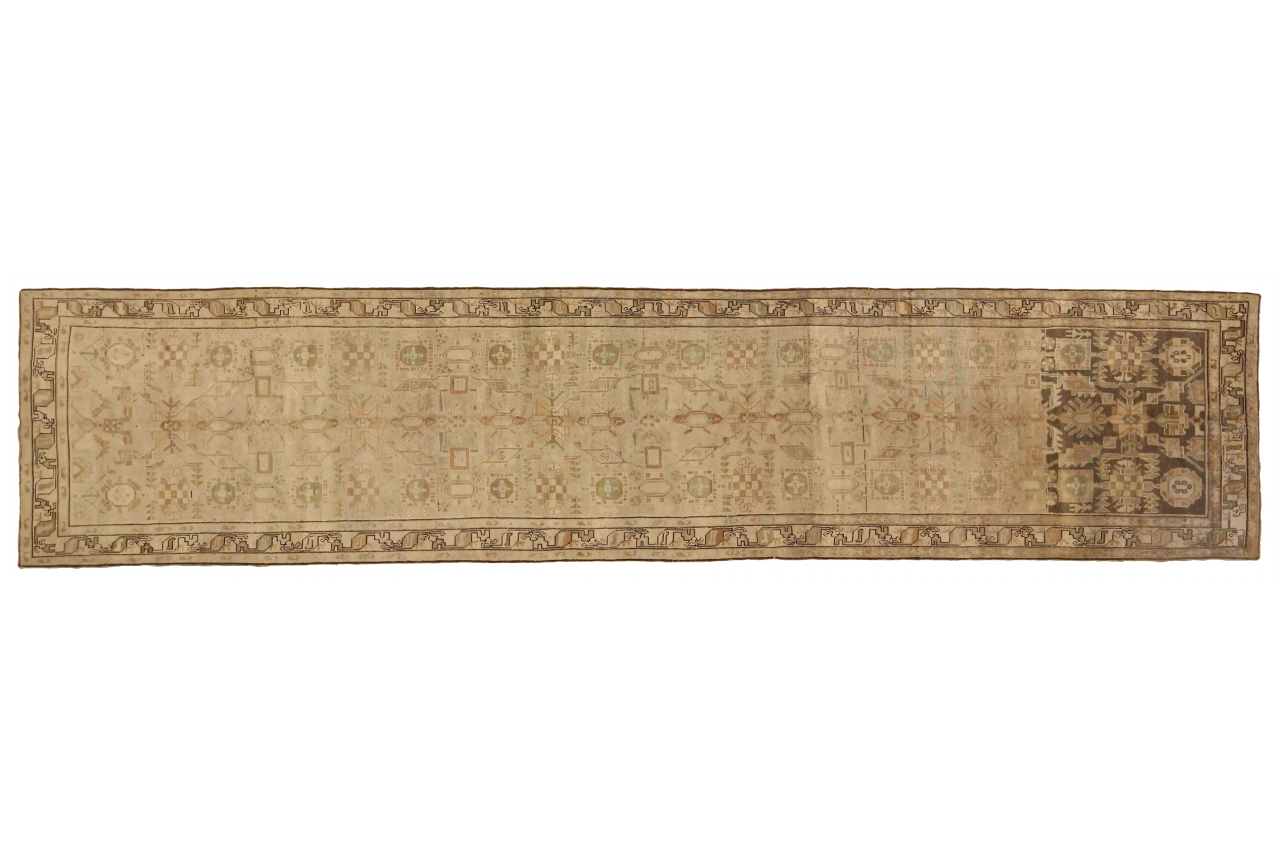 Antique Persian Malayer Transitional Rug 75552