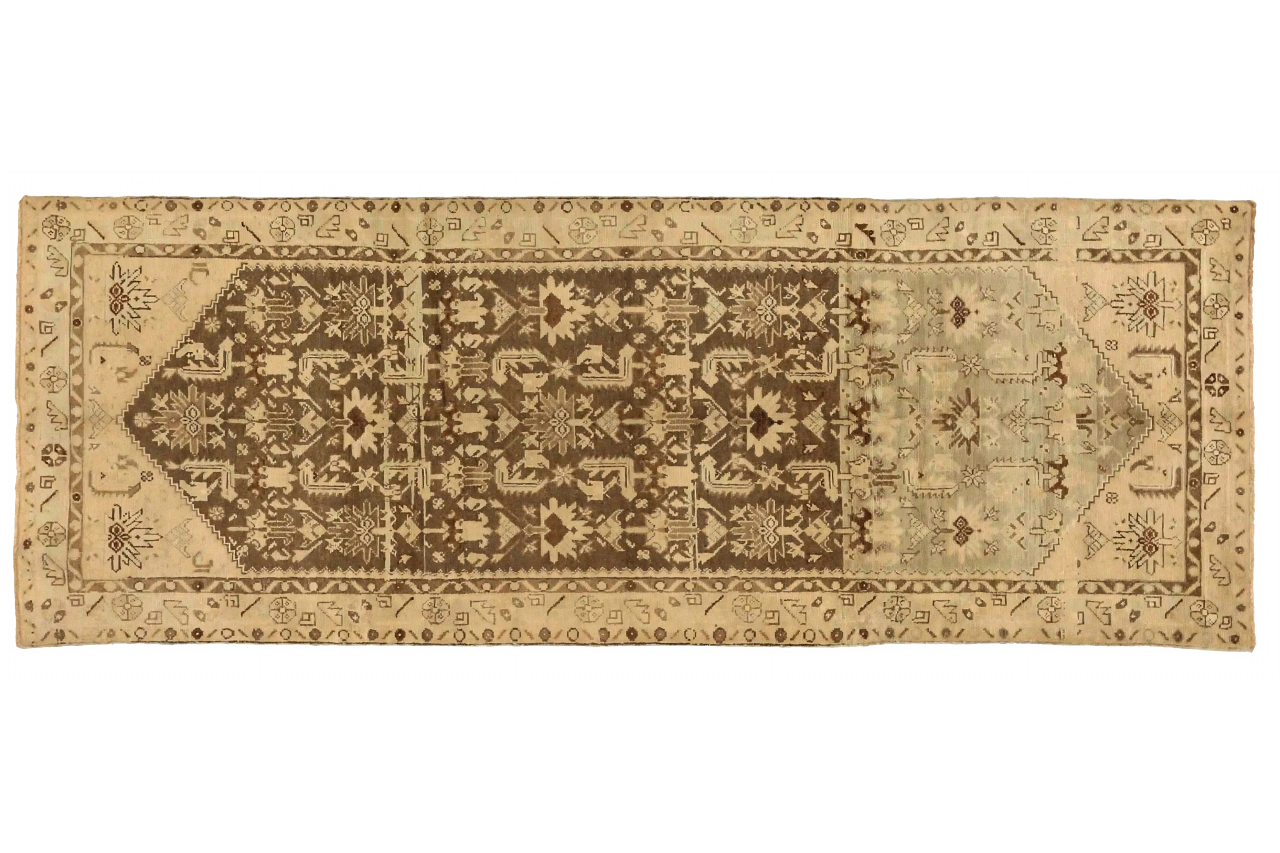Antique Persian Hamadan Transitional Rug 75555