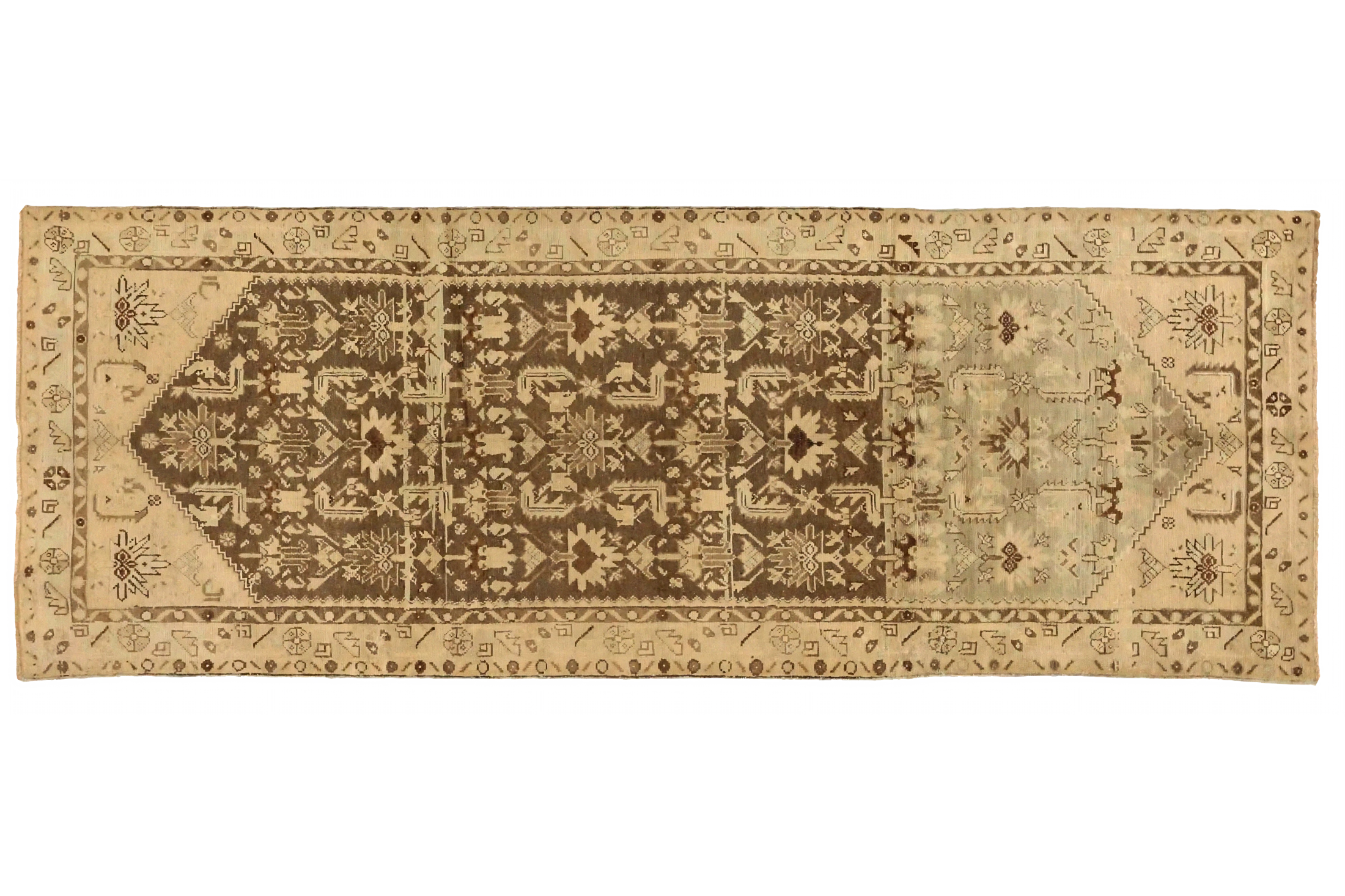 Antique Persian Hamadan Transitional Rug 75555