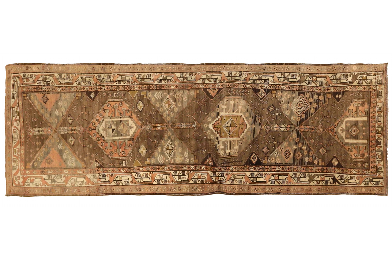 Antique Persian Bijar Transitional Rug 75559