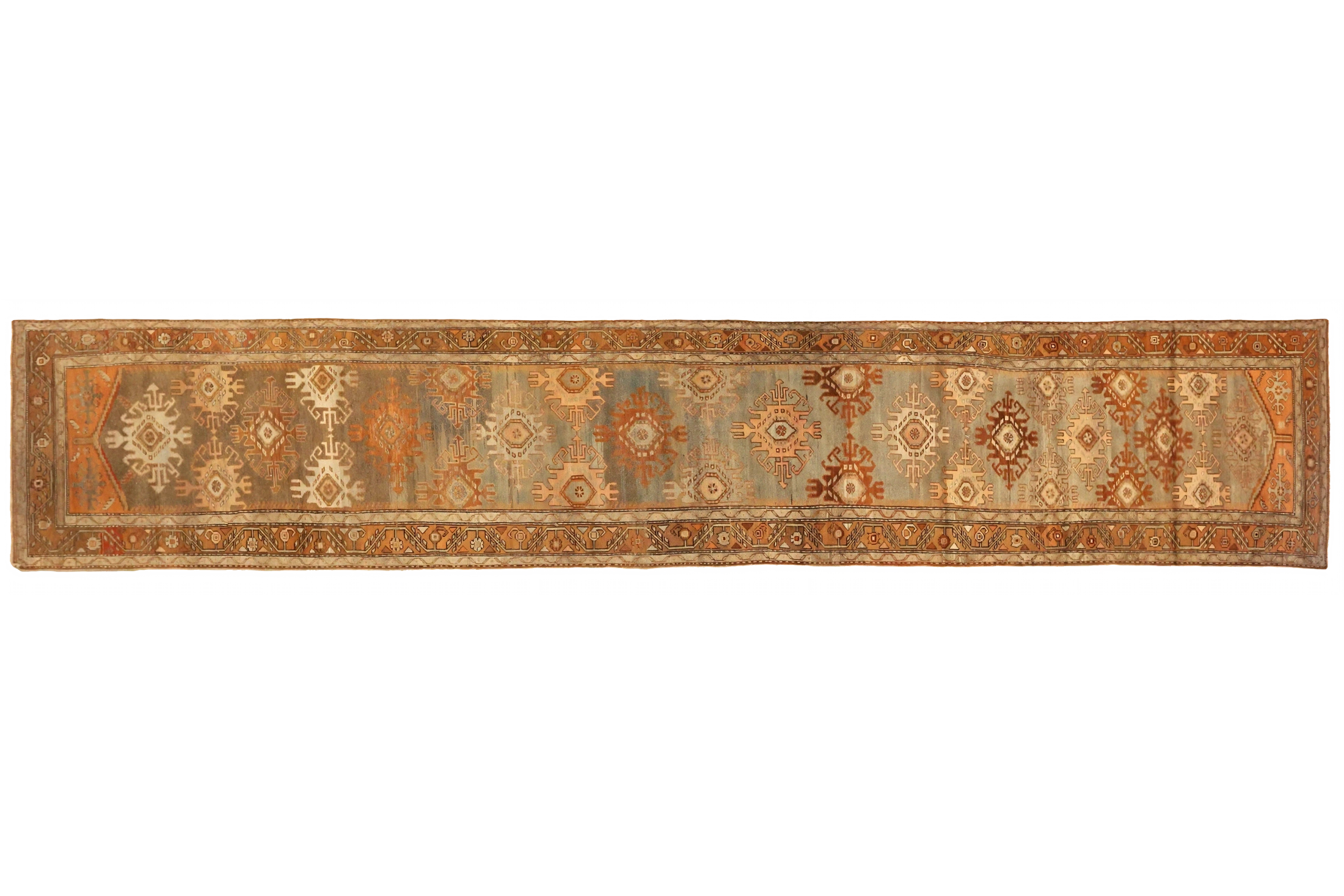 Antique Persian Malayer Transitional Rug 75562