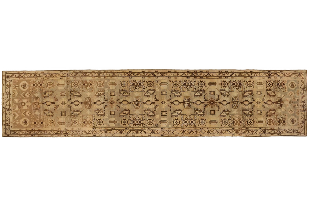 Antique Persian Malayer Transitional Rug 75563