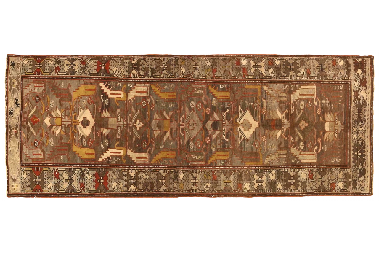 Antique Persian Zanjan Transitional Rug 75567