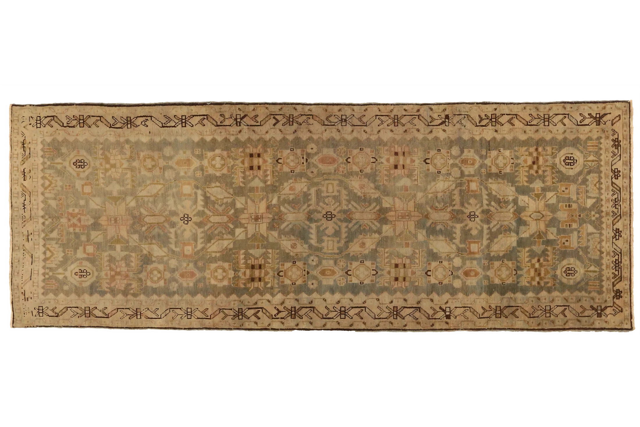Antique Persian Malayer Transitional Rug 75570
