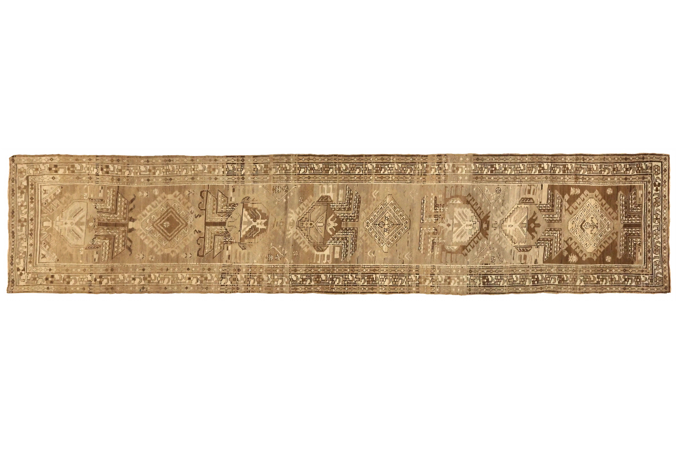 Antique Persian Transitional Rug 75571