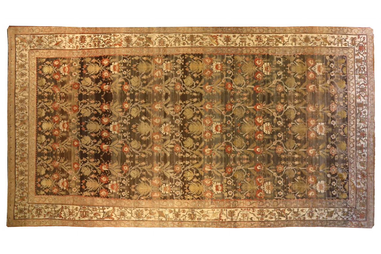 Antique Persian Transitional Rug 75579